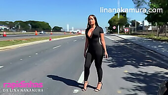 Incontro Interrazziale Con Un'Asiatica Birichina Sull'Autostrada - Lina Nakamura E John Coffee